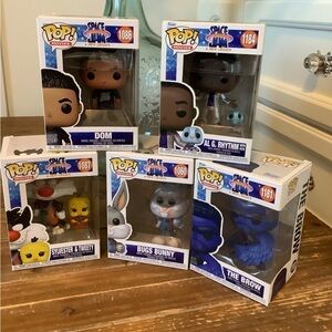 Funko Space Jam Pop Figures - lot of 5